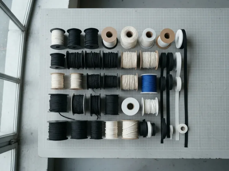Dây rope, dây rút và dây tăng cường