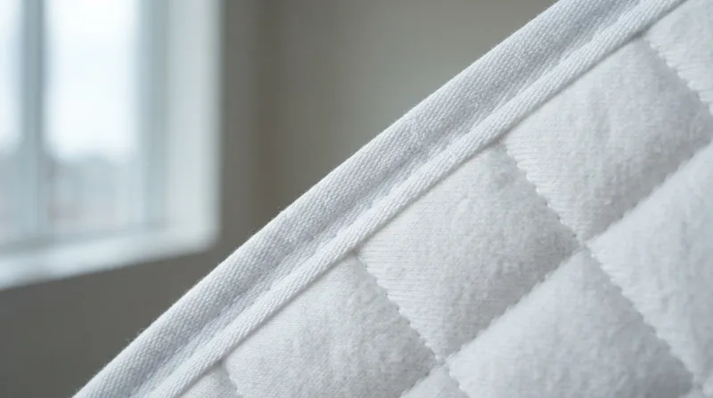 Dây viền vải trắng polyester may bọc mép nệm