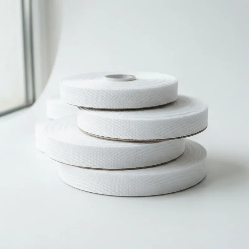 Dây tape trắng PP bản 1,5 cm và 2 cm